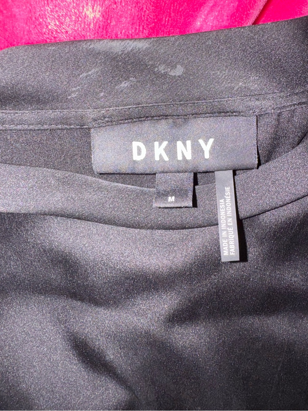 DKNY Black Sleeveless Blouse Tank Top Size M - Picture 4 of 6
